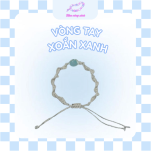 vòng tay xoắn xanh